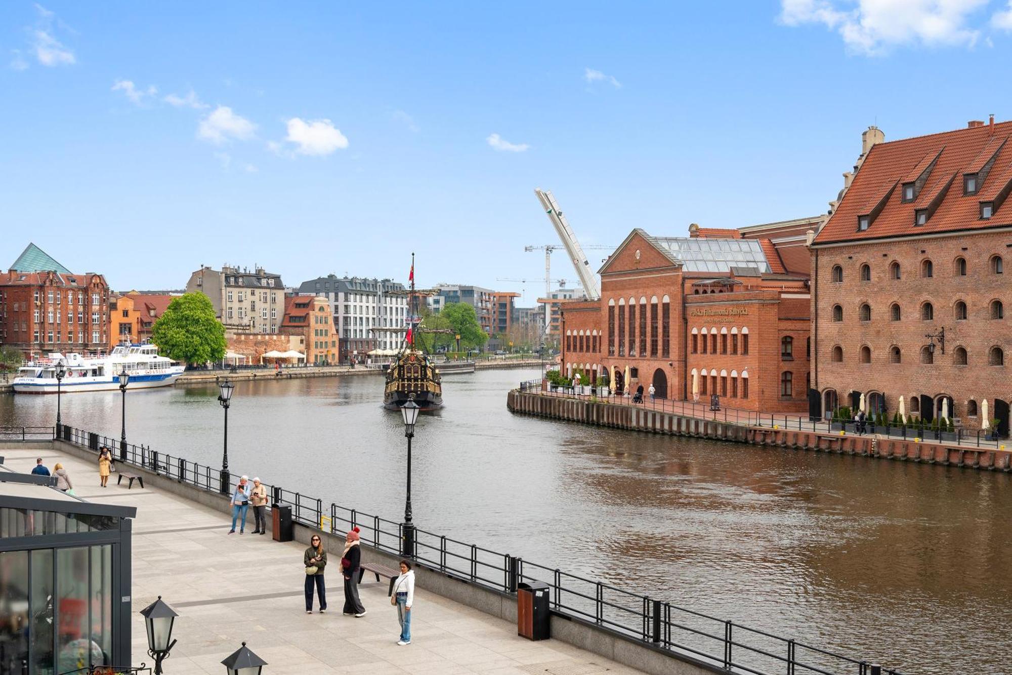 Magical River View By Downtown Apartments Gdańsk Exterior foto